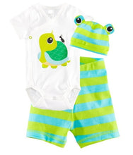 Load image into Gallery viewer, 3pc Per Set Summer Baby Boy Clothes Toddler Infant Clothing Conjunto Menino Ropa Bebe Nino Newborn Baby Boys' Clothing Sets