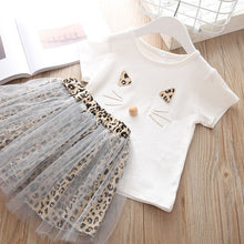 Load image into Gallery viewer, 1-4Y 2019 Hot Summer New Girls' Clothing Sets Kids Bay clothes Toddler Chiffon bowknot coat+Pants Baby Girl Clothes