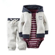 Load image into Gallery viewer, Babies Clothes Boys' and Girls' Long-sleeved Hat-jacket and Trousers Infant Clothing Baby Newborn Outfit Suit Toddler Fashion