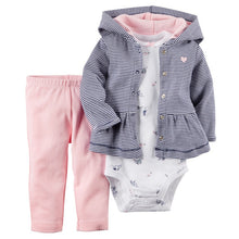 Load image into Gallery viewer, Babies Clothes Boys' and Girls' Long-sleeved Hat-jacket and Trousers Infant Clothing Baby Newborn Outfit Suit Toddler Fashion