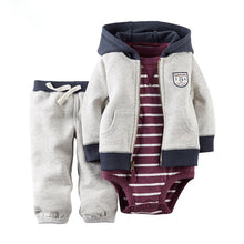 Load image into Gallery viewer, Babies Clothes Boys' and Girls' Long-sleeved Hat-jacket and Trousers Infant Clothing Baby Newborn Outfit Suit Toddler Fashion