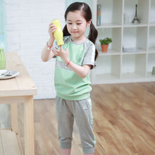 Load image into Gallery viewer, Girls' Sports Set 2018 New Summer Baby Girls Clothing Children's Short Sleeve Cotton Casual Two-piece Sportswear For Kids Suit