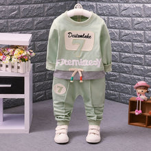Load image into Gallery viewer, Boys' clothing in autumn and winter, new children's cartoon pure cotton suit spring and autumn long sleeves suit