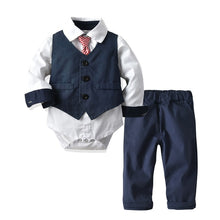 Load image into Gallery viewer, 2019 New Boys' Cotton Infant Boys Clothing Children Long Sleeve Boys Clothes Cartoon infants Baby Kids Clothing Set Romper Pants