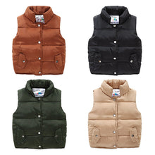 Load image into Gallery viewer, Baby Joker Vest 2019 Winter Clothes New Boys' Children's Clothing Children's Cotton-padded Jacket Padded Cotton Clip Boys Vest
