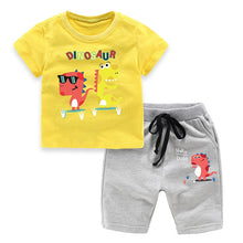 Load image into Gallery viewer, Summer Cotton Baby Boys' 2-Piece Sets Children Clothing Sets Kids Sets T-Shirt + Shorts For Age 1-8 Years Old