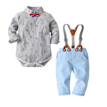 Load image into Gallery viewer, 2019 New Boys' Cotton  Infant Boys Clothing Children Summer Boys Clothes Cartoon infants Baby Kids Clothing Set Shirt+Pants