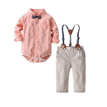 Load image into Gallery viewer, 2019 New Boys' Cotton  Infant Boys Clothing Children Summer Boys Clothes Cartoon infants Baby Kids Clothing Set Shirt+Pants
