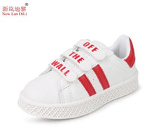 Load image into Gallery viewer, 2019 spring and autumn new style sneakers children's stripe white shoes girls casual shoes boys students sports shoes size 21-36