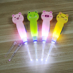 LED Luminous Light Baby Ear Spoon Ear Cleaner Children Baby Care Ears Cleaning with Light Earwax Spoon Digging Ear Care Tool