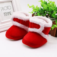 Load image into Gallery viewer, Warm Newborn Toddler Boots Winter First Walkers baby Girls Boys Shoes Soft Sole Fur Snow Booties for 0-18M