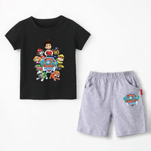 Load image into Gallery viewer, Paw patrol New 2019 Girls&#39; Baby Clothing spring  summer Breathable cotton T-shirt children&#39;s short sleeve suit children&#39;s wear