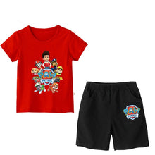 Load image into Gallery viewer, Paw patrol New 2019 Girls&#39; Baby Clothing spring  summer Breathable cotton T-shirt children&#39;s short sleeve suit children&#39;s wear