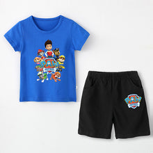 Load image into Gallery viewer, Paw patrol New 2019 Girls&#39; Baby Clothing spring  summer Breathable cotton T-shirt children&#39;s short sleeve suit children&#39;s wear