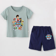 Load image into Gallery viewer, Paw patrol New 2019 Girls&#39; Baby Clothing spring  summer Breathable cotton T-shirt children&#39;s short sleeve suit children&#39;s wear