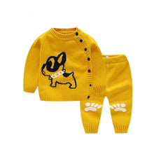 Load image into Gallery viewer, Newborn Girl Sweater Tops + Pants Children Clothing Sets Autumn Baby Outfit Set Girl Tracksuit Boys Knitted Suit Kid Clothes