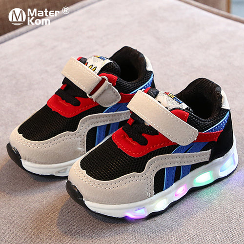 Size 21-30 Children's Led Shoes Boys Girls Lighted Sneakers Glowing Shoes for Kid Sneakers Boys Baby Sneakers with Luminous Sole