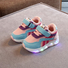 Load image into Gallery viewer, Size 21-30 Children&#39;s Led Shoes Boys Girls Lighted Sneakers Glowing Shoes for Kid Sneakers Boys Baby Sneakers with Luminous Sole