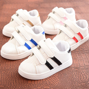 Winter Autumn Baby Children's White Sneakers Toddler Shoes Kids Boys Girls Back School Confort Flat Casual Sport Shoes 1-7Years