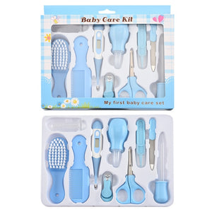 Baby Health Care Kit Newborn Kid Care Baby hygiene Kit Grooming Set Thermometer Clipper Scissor Kid Toiletries for Baby