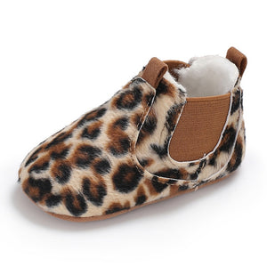 2019 Baby PU Leather Shoes toddler moccasins leopard print baby shoe Non-slip first walkers shoes for newborn boys girls