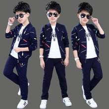 Load image into Gallery viewer, Children&#39;s Spring Autumn Boys&#39; New Kids&#39; Suit Boys Clothing Set