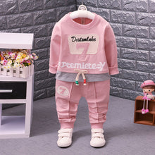 Load image into Gallery viewer, Boys&#39; clothing in autumn and winter, new children&#39;s cartoon pure cotton suit spring and autumn long sleeves suit