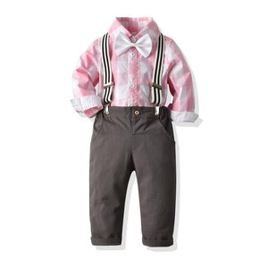 2019 New Boys' Cotton Infant Boys Clothing Children Long Sleeve Boys Clothes Cartoon infants Baby Kids Clothing Set Romper Pants