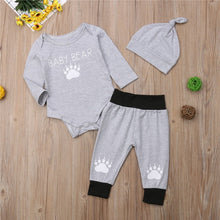 Load image into Gallery viewer, CANIS Toddler Kids Baby Boys&#39; Paw Long Sleeve Print Tops Bodysuit Pants Hat Outfit Clothes Set Autumn Baby Boys Clothing Sets