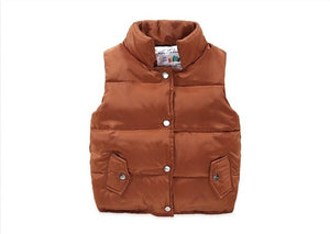 Baby Joker Vest 2019 Winter Clothes New Boys' Children's Clothing Children's Cotton-padded Jacket Padded Cotton Clip Boys Vest