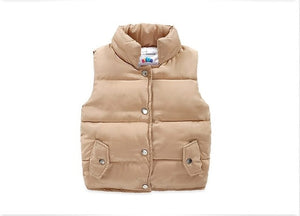 Baby Joker Vest 2019 Winter Clothes New Boys' Children's Clothing Children's Cotton-padded Jacket Padded Cotton Clip Boys Vest