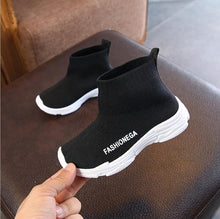 Load image into Gallery viewer, Solid color children&#39;s socks shoes 2018 spring autumn fashion casual kids sneakers boys and girls baby knitted breathable shoes