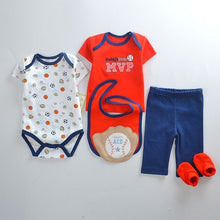 Load image into Gallery viewer, 5pcs Per Set Summer 2019 New Born Baby Boy Clothes Ropa Bebe Nino Conjunto Menino Toddler Boys Clothing Baby Boys&#39; Clothing Sets