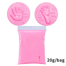 Load image into Gallery viewer, Baby Care Air Hand Foot Inkpad Drying Soft Clay Baby Handprint Footprint Imprint Casting Parent-child Hand Inkpad Fingerprint20g